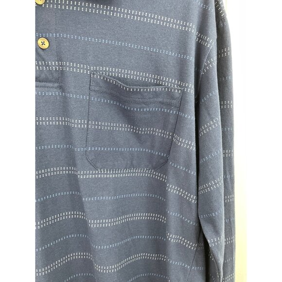 Haband Men's Size XL Polo Shirt w/ Banded Hem Waist Band Golf Pockets Buttons - Picture 5 of 10